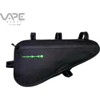 brašna na kolo Rámová brašna VAPE střední trojúhelník Morseo - Černá/neon zelená, Nosnost 1,4Kg