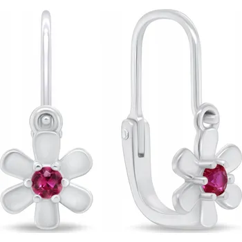 Náušnice Brilio Silver Designové stříbrné náušnice pro dívky EA194W