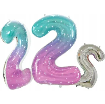 Balónek Fóliový balónek Číslice 2 Vesmír 78 cm