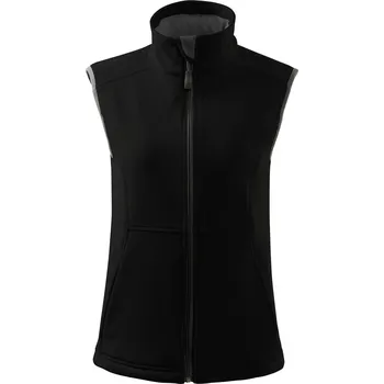 Dámská softshellová bunda MALFINI Dámská softshellová vesta Vision s kapsami na zip Barva: Černá, Velikost: XS