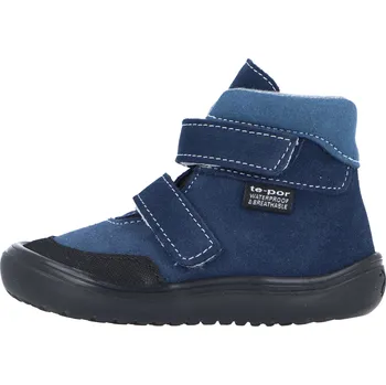 Dámská zdravotní obuv Jonap Barefoot vyšší Jerry tmavě modrá SLIM s membránou Velikost EU: 24, vnitřní délka: 155, vnitřní šířka: 63