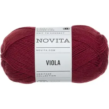 Příze Novita Viola 548 Vínová (Ponožková příze Viola Beere)