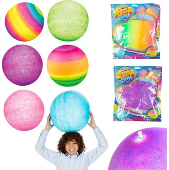 Sport Míč barevný nafukovací velký 40cm mix barev v sáčku 25x29cm 12m+ - mix variant či barev