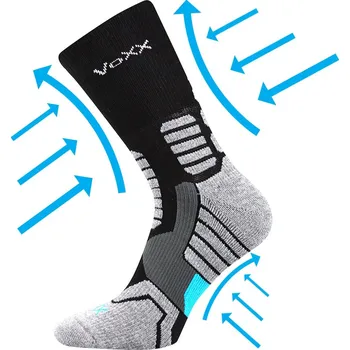 Pánská móda RONIN kompresní sportovní antibakteriální ponožky se stříbrem Voxx (RONIN kompresní sportovní antibakteriální ponožky se stříbrem Voxx)