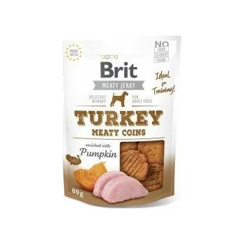 Brit Jerky Turkey Meaty Coins 80g