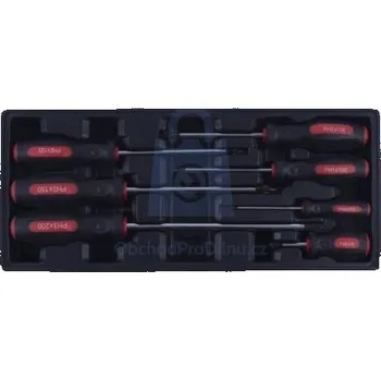 Modul sada šroubováků PH pro dílenský vozík, 7 dílů, STAVTOOL , balení 1 ks