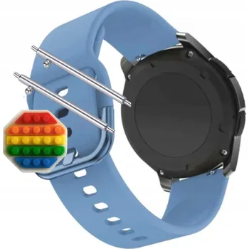 Pouzdro na mobilní telefon Řemínek Řemínek pro Fitpolo IDW19, Silikonový Modrý Smyčka, nastavitelný