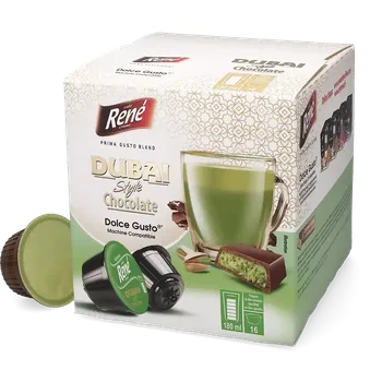 Café René | Čokoláda v dubajském stylu - 16 kapslí pro Dolce Gusto