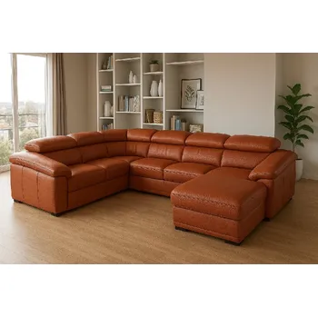 Sedací souprava Kožená sedací souprava CADIZ do U II