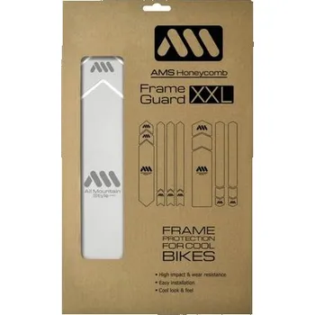 rám kola AMS polep rámu XXL Clear/Silver