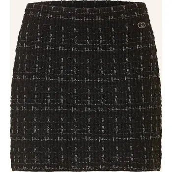 Dámské oblečení Liu Jo Dámská Tvídová Sukně S Třpytivou Přízí, černá /...