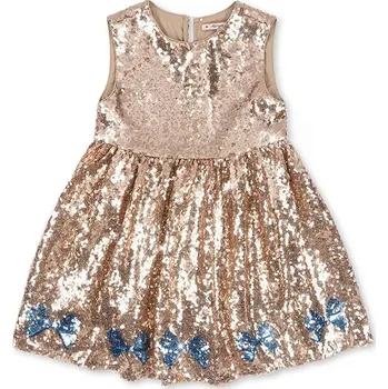 Dívčí šaty Dívčí šaty Konges Sløjd STARLA SEQUIN DRESS KS103990.9BYA zlatá 10Y, vel. 134-140