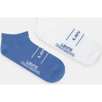 Pánské ponožky Ponožky Levi's 2-pack modrá barva, 37157-1257 37157.1257 55A, vel. 39/42