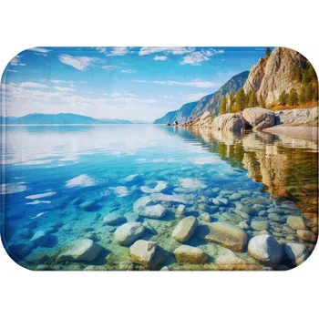 Koupelnová předložka KOUPELNOVÁ PŘEDLOŽKA | 40x60 PROTISKLUZOVÁ MĚKKÁ VODĚODOLNÁ RYCHLESCHNOUCÍ