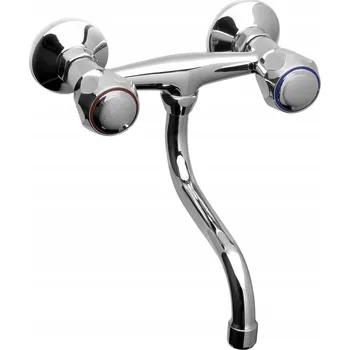 Vodovodní baterie Umyvadlová baterie nástěnná Batmix stříbrná