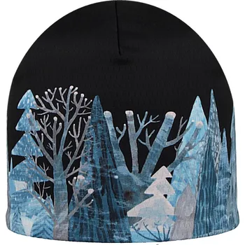 Kojenecká čepice RDX Chlapecká funkční čepice s fleesem Picowinter Zimní les Modrá Vel. 4