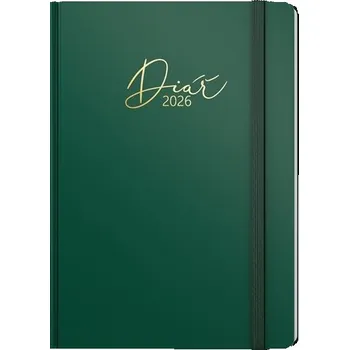 Diář Týdenní diář 2026 Luxi - A5, zelený