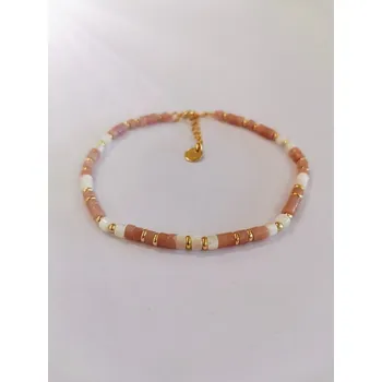 Náramek Stříbrný náramek s pravými kameny, zlacený