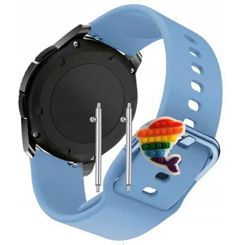 Pouzdro na mobilní telefon Pásek Řemínek pro Garmin Forerunner 965, Silikon Modrý Poutko, nastavitelný