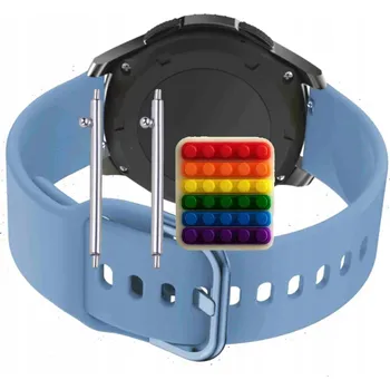 Pouzdro na mobilní telefon Pásek Řemínek pro AGPTEK Chytré Hodinky LW11, silikon, modrá smyčka, nastavitelný