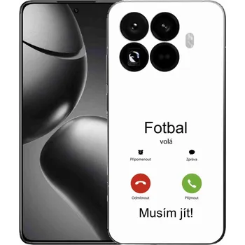 Pouzdro na mobilní telefon Gelový kryt mmCase na Xiaomi 15T Pro - fotbal volá bílé pozadí