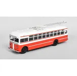MTB 82D trolejbus 1:43 - MODIMIO Naše autobusy časopis s modelem #34 MTB 82D trolejbus - kovový model autobusu
