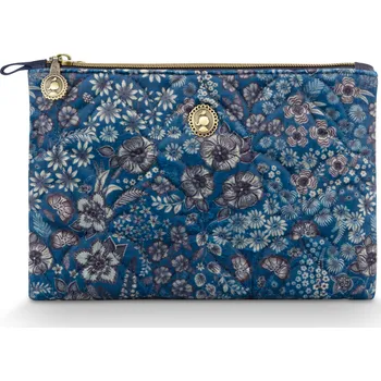 PIP Studio Kosmetická taška plochá Charly Daisy Dreams modrá 24 x 1 x 15.5 cm 51.274.282