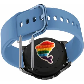 Pouzdro na mobilní telefon Řemínek Řemínek pro Samsung Galaxy Watch FE (40 mm), Silikonový Modrý Smyčka