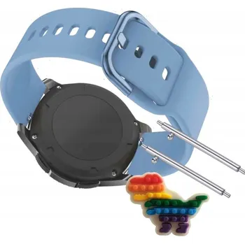 Pouzdro na mobilní telefon Řemínek Řemínek pro Samsung Galaxy Watch4 Classic 42mm, Silikonový Modrý Smyčka