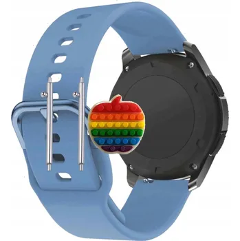 Pouzdro na mobilní telefon Pásek Řemínek pro Huawei Watch GT Cyber, Silikon Modrý Poutko, nastavitelný