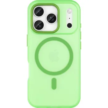 Pouzdro na mobilní telefon Matný průsvitný kryt s MagSafe pro iPhone 17 Pro Max - zelený