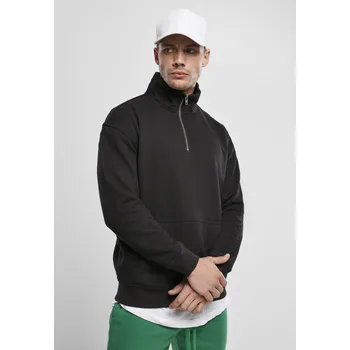 Pánský svetr Bio Basic Troyer černá Urban Classics černá 2543360