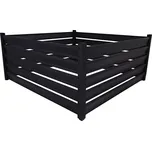 Kompostér Trestles KOMP2 2100x2100x1000 mm, 4200 l, černý