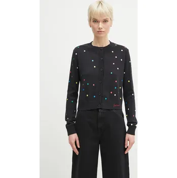 Dámský svetr Vlněný svetr Fiorucci Confetti Dot Print Logo W02SPKCA337KN03BK01 černá 99X, vel. XS