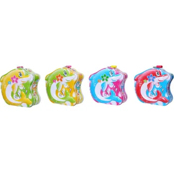 Pokladnička Wiky Pokladnička plechová delfín 13x14 cm Barvy: růžová