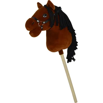 plyšák STEPPOS Premium Hobby horse Monty hnědý 70cm