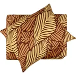 Povlečení mikrosatén prodloužené LEGA hnědé