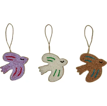 Vánoční dekorace OYOY, Vánoční závěsné dekorace OYOY ptáci, barevné, 3 ks - Formadore