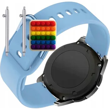 Pouzdro na mobilní telefon Řemínek Řemínek pro Huawei Watch GT4 Active 46mm, Silikonový Modrý Smyčka