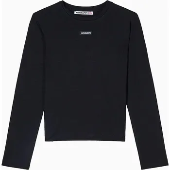 Chlapecké tričko Dětské tričko s dlouhým rukávem Patrizia Pepe J331 černá barva, 7M0956 99X, vel. 130