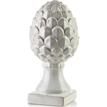 Vánoční dekorace Vánoční keramická dekorace Hytte šiška Hytte 24,5 cm bílá