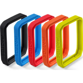 Tachometr Ochrané gumičky PROTOS Silikon CicloSport - Set 5 barev (Blue,Red,Green,Black,Orange)
