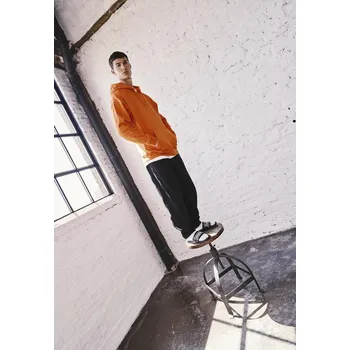 Tepláky černé Urban Classics černá | bílá | šedá 1755787