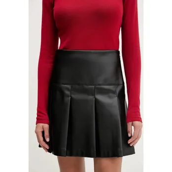 Dámská sukně Sukně HUGO Renore-1 černá barva, mini, áčková, 50550980 99X, vel. 36