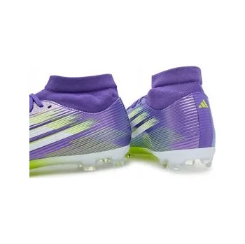 Kopačky ADIDAS Kopačky F50 League Mid Firm/Multi-Ground 44 2/3 BÍLÁ|FIALOVÁ|ŽLUTÁ