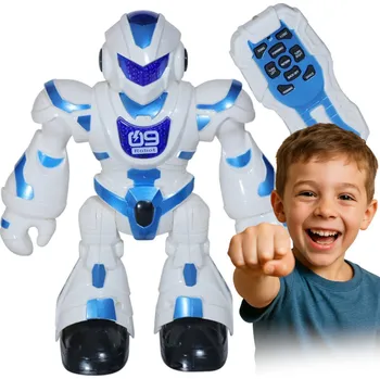 Robot INTERAKTIVNÍ EDUKAČNÍ ROBOT TANCUJÍCÍ ZPÍVAJÍCÍ SVÍTÍCÍ 23CM HRAČKA s ovladačem