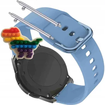 Pouzdro na mobilní telefon Pásek Řemínek pro Motast Chytré Hodinky P32, Silikon Modrý Poutko, nastavitelný