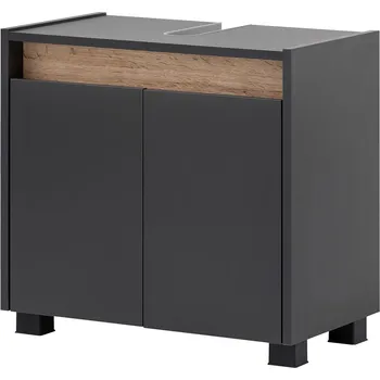 Koupelnový nábytek Schildmeyer Skříňka pod umyvadlo »Cosmo« (antracitová, Breite 56,9 cm)