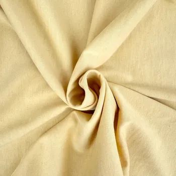 Tričkovina BIO Bavlna Washed 150g - Žlutá hořčicová