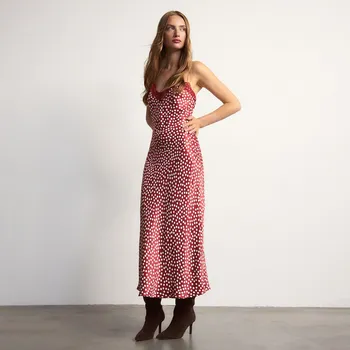 Dámské šaty Reserved - Maxi šaty s krajkou - vícebarevná - 297JA-MLC - 297JA-MLC-XS